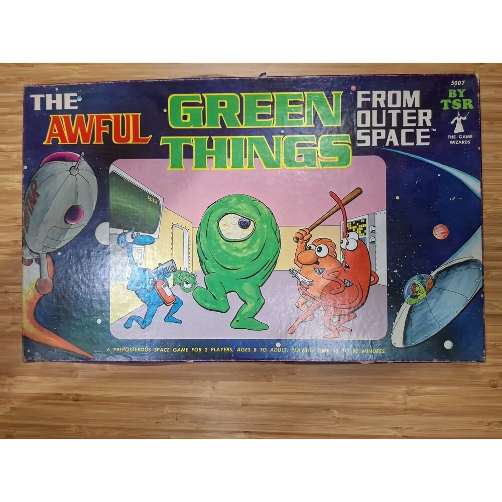 1980 -The Awful Green Things From Outer Space Board Game! TSR Games